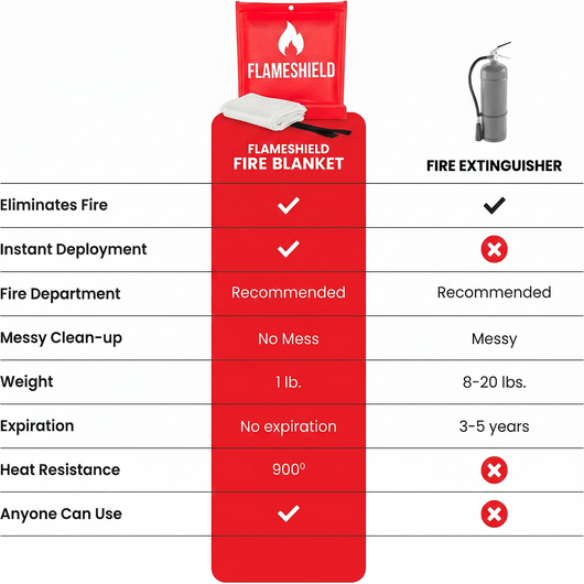 FlameShield™ Emergency Fire Blanket