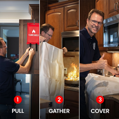 FlameShield™ Emergency Fire Blanket